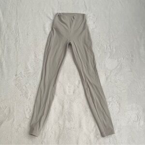 LULULEMON Align Leggings Light Gray Chrome 28” Sz 2 Style W5CTIS Double Layer
